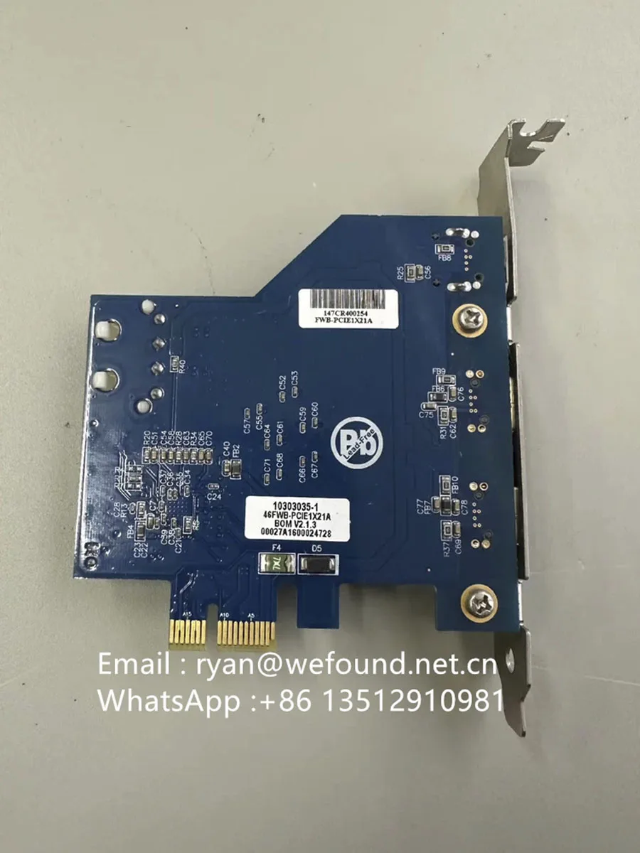 Плата приёма сигналов FWB-PCIE1X21A FWB-PCIE1X21
Плата приёма сигналов FWB-PCIE1X21A FWB-PCIE1X21