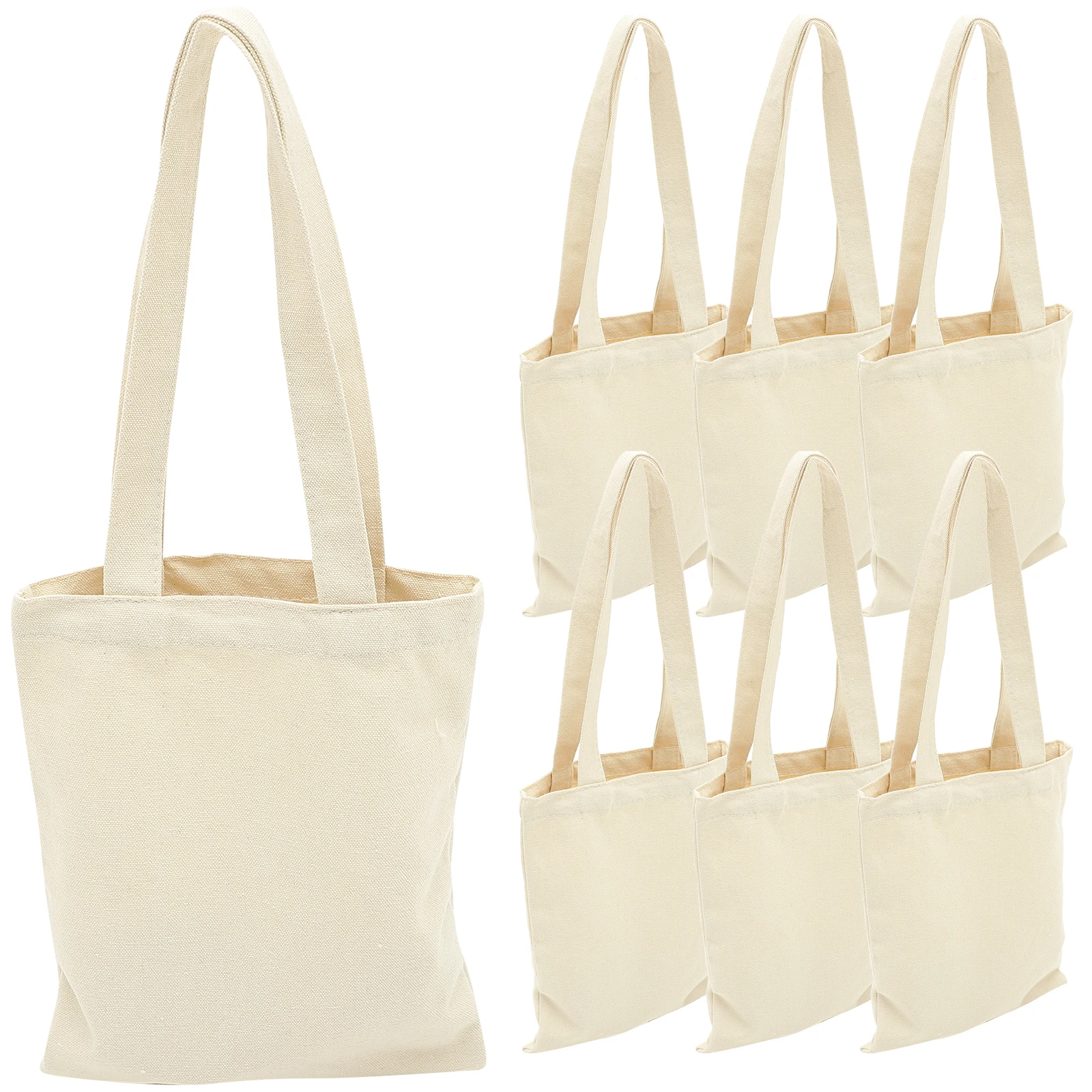 Blank Canvas Bag Large Capacity Handbag Reusable Fabric Natural Tote Bags Storage Shopping Travel Beach Weekends
Blank Canvas Bag Large Capacity Handbag Reusable Fabric Natural Tote Bags Storage Shopping Travel Beach Weekends
