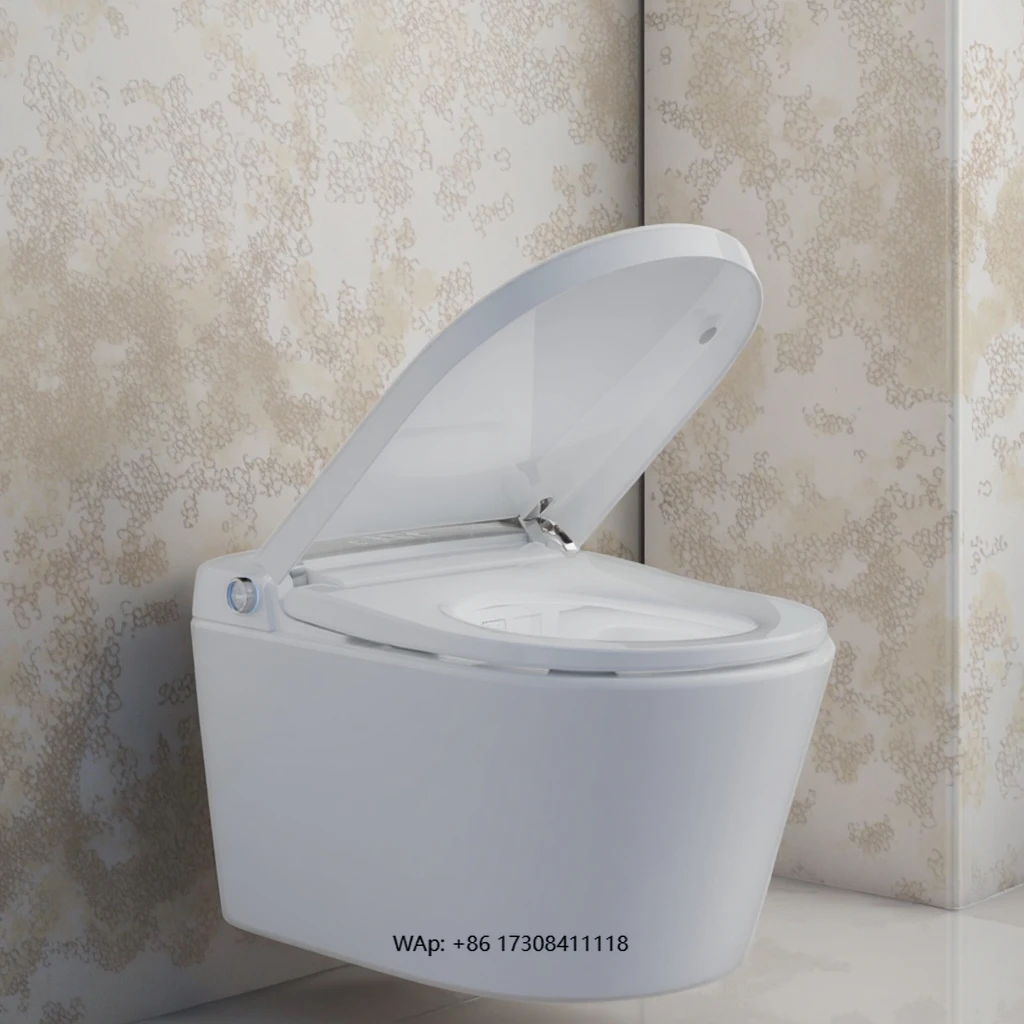 8813H Высококачественные умные туалеты с дистанционным управлением, настенные, с подогревом воды, мгновенно мягкое закрытие, гигиенические принадлежности для ванной комнаты
8813H Высококачественные умные туалеты с дистанционным управлением, настенные, с подогревом воды, мгновенно мягкое закрытие, гигиенические принадлежности для ванной комнаты