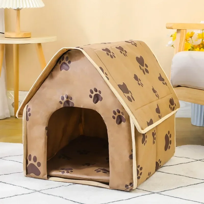 Portable Detachable Small Dog House Latter Cute Paw Print Foldable Dog Cat Sleeping House Washable Soft Pet Nest Fast Delivery
Portable Detachable Small Dog House Latter Cute Paw Print Foldable Dog Cat Sleeping House Washable Soft Pet Nest Fast Delivery