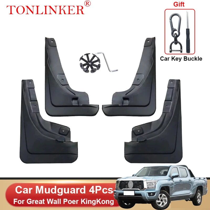 TONLINKER автомобильный брызговик для GWM Poer KingKong Pickup 2022 2023-Брызговики, брызговики, переднее и заднее брызговики
TONLINKER автомобильный брызговик для GWM Poer KingKong Pickup 2022 2023-Брызговики, брызговики, переднее и заднее брызговики