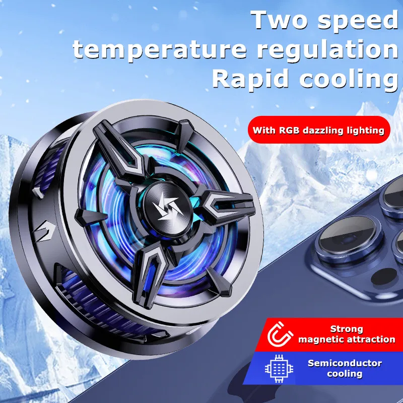 SL13 Mobile Phone Cooling Radiator Magnetic Semiconductor Type-C Dual Gear Adjustable Silent PUBG Game Cooler for IPhone Android
SL13 Mobile Phone Cooling Radiator Magnetic Semiconductor Type-C Dual Gear Adjustable Silent PUBG Game Cooler for IPhone Android