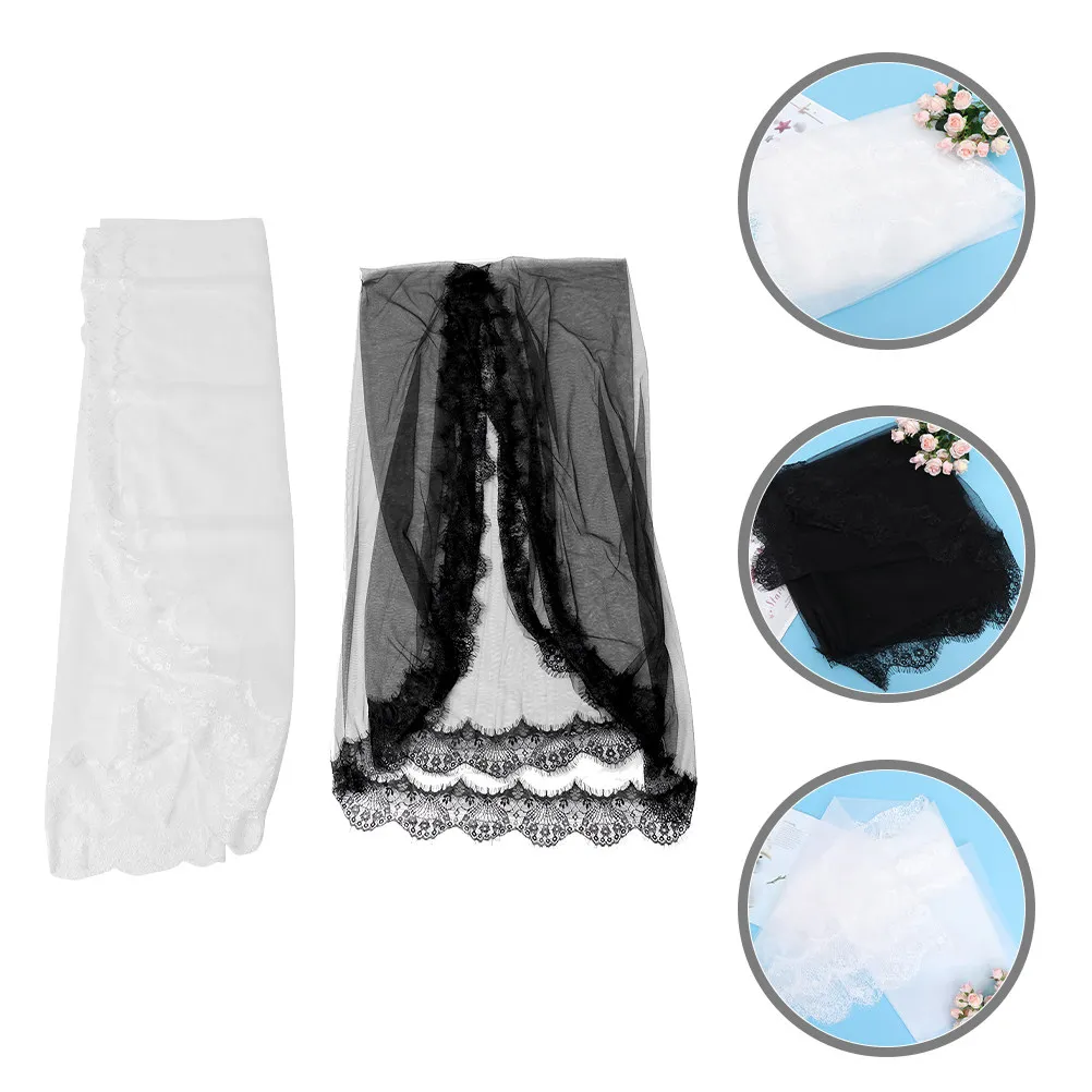 2Pcs Lace Veil Bridal Accessory Elegant Wedding Decor Lightweight Comfortable Design White Bridal Veils for Special Events
2Pcs Lace Veil Bridal Accessory Elegant Wedding Decor Lightweight Comfortable Design White Bridal Veils for Special Events