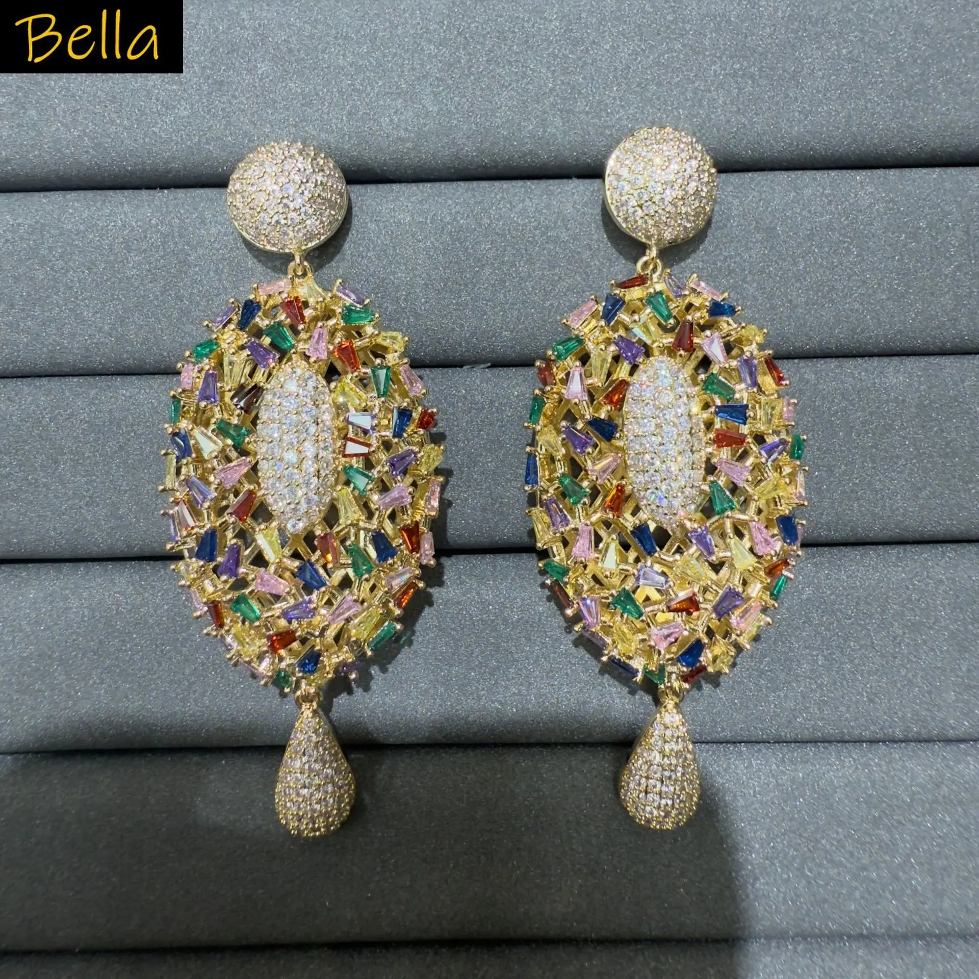 unique cubic zirconia earrings for women luxury jewelry gala event party dangling earrings yellow blue pink fushia oval shape
unique cubic zirconia earrings for women luxury jewelry gala event party dangling earrings yellow blue pink fushia oval shape
