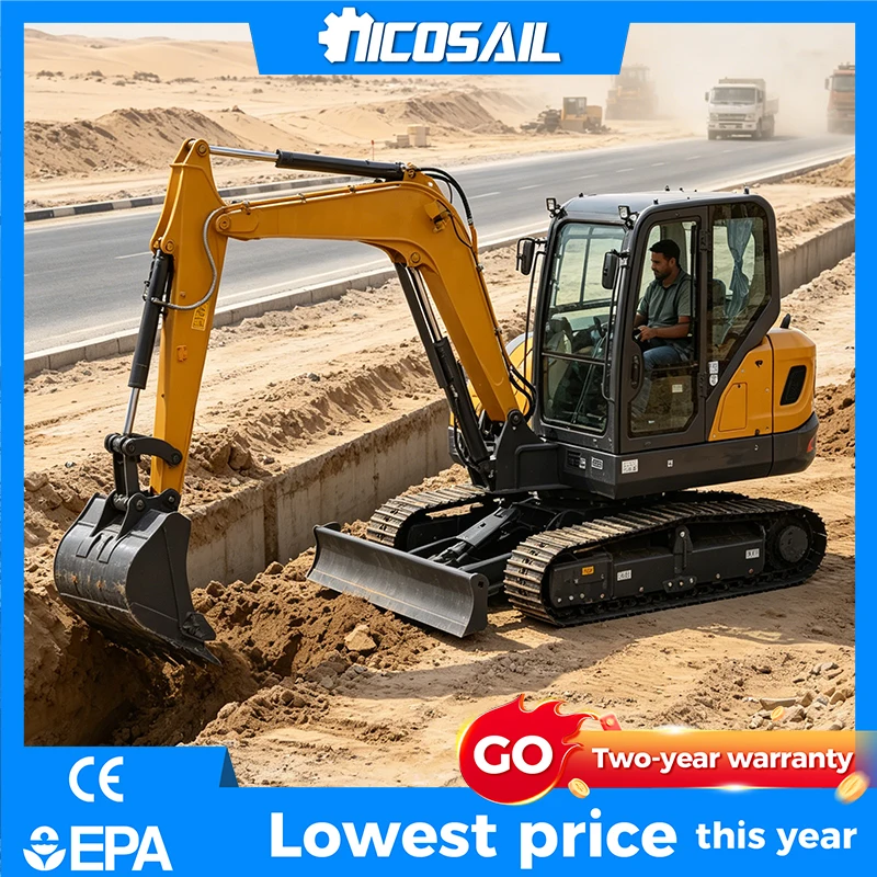 5.7 Ton OKW906 Compact Excavator With Adjustable Crawler Tracks Ideal For Narrow Space Municipal Landscaping
5.7 Ton OKW906 Compact Excavator With Adjustable Crawler Tracks Ideal For Narrow Space Municipal Landscaping