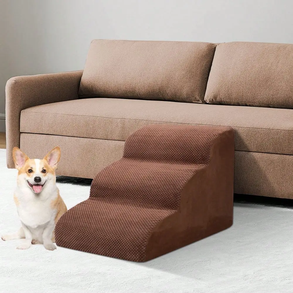 Stairs For Small Dogs, High Density Foam Dog Ramp, Extra Wide NonSlip Pet Steps For High Beds Or Couch, Soft Foam Doggie Ladder
Stairs For Small Dogs, High Density Foam Dog Ramp, Extra Wide NonSlip Pet Steps For High Beds Or Couch, Soft Foam Doggie Ladder