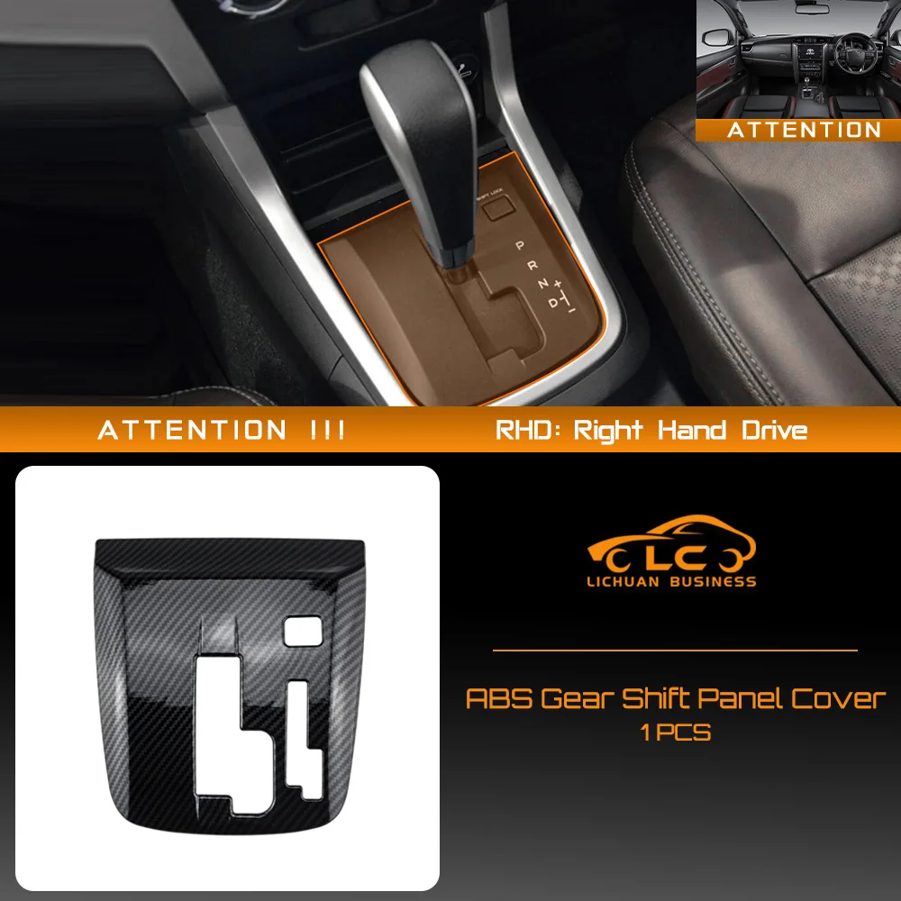Gear Shift Panel Cover for ISUZU D-MAX MU-X 2012-2019 1pc LHD RHD Carbon Fiber Color ABS
Gear Shift Panel Cover for ISUZU D-MAX MU-X 2012-2019 1pc LHD RHD Carbon Fiber Color ABS