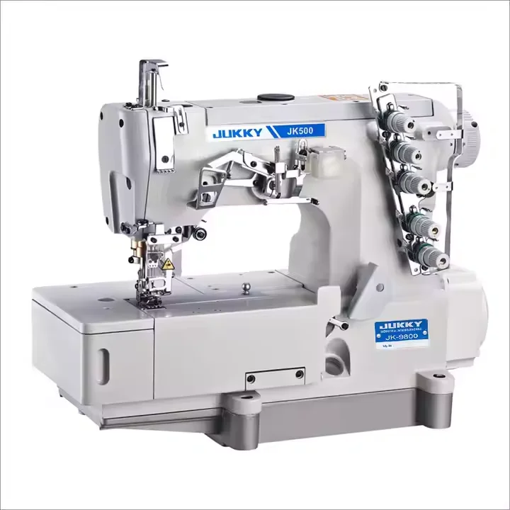 JUKKY JK-500A High-speed Automatic Double Decoration Special Metal Interlock Flat-bed Sewing Machine For Clothes
JUKKY JK-500A High-speed Automatic Double Decoration Special Metal Interlock Flat-bed Sewing Machine For Clothes