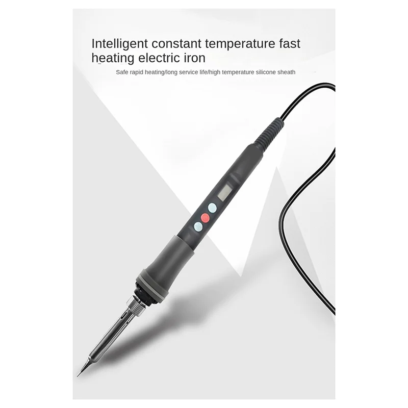F-T US Plug 90W Soldering Iron Protable Digital Temp Adjustment Intelligent Sleep Heating Electronic Welding Tools Kit
F-T US Plug 90W Soldering Iron Protable Digital Temp Adjustment Intelligent Sleep Heating Electronic Welding Tools Kit