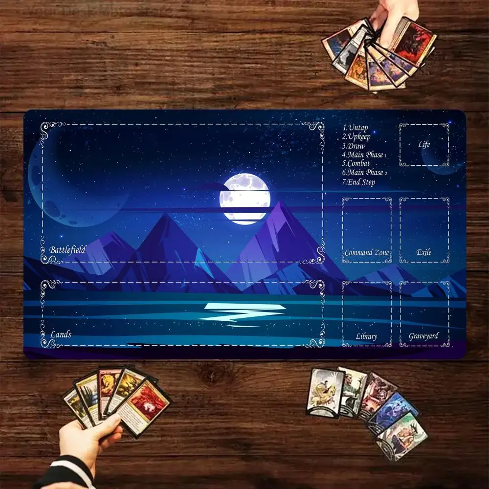 Art Full Moon and Mountains Magic Card Battle Mat MTG Playmat Anti-slip Base 35X60CM gathering gaming mat Board Game Mat for TCG
Art Full Moon and Mountains Magic Card Battle Mat MTG Playmat Anti-slip Base 35X60CM gathering gaming mat Board Game Mat for TCG