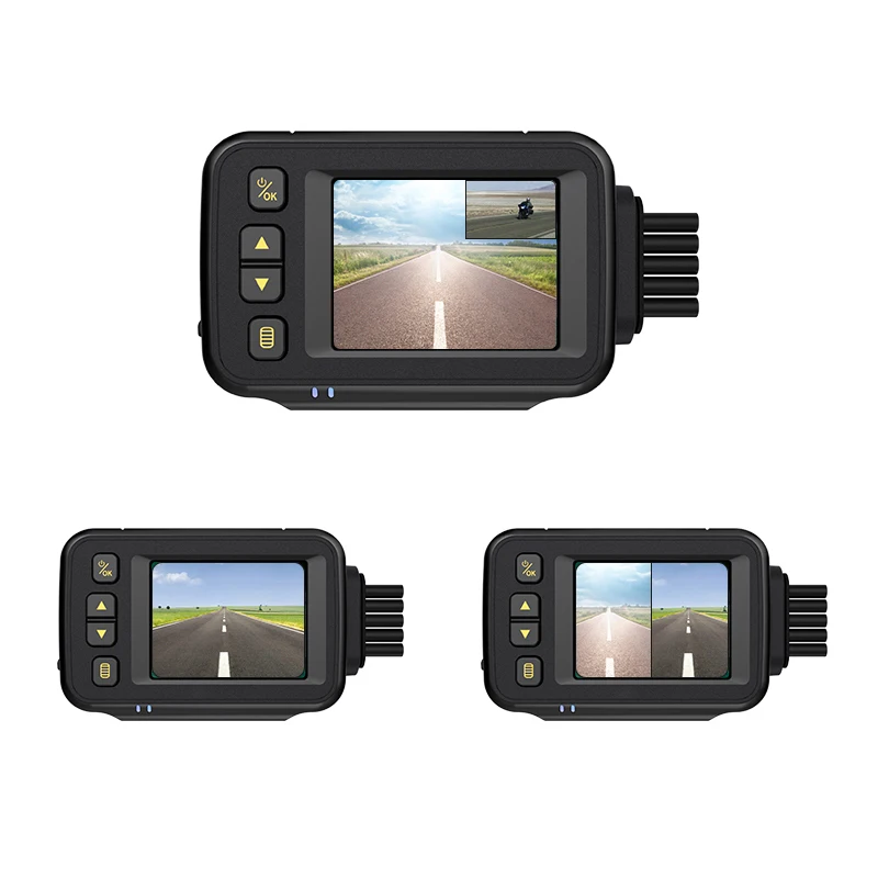 Motorcycle Dash Cam Video Recorder Dual Camera 720p 120 Angle Waterproof DVR 2.0" Screen 12-24V Loop Recording
Motorcycle Dash Cam Video Recorder Dual Camera 720p 120 Angle Waterproof DVR 2.0" Screen 12-24V Loop Recording