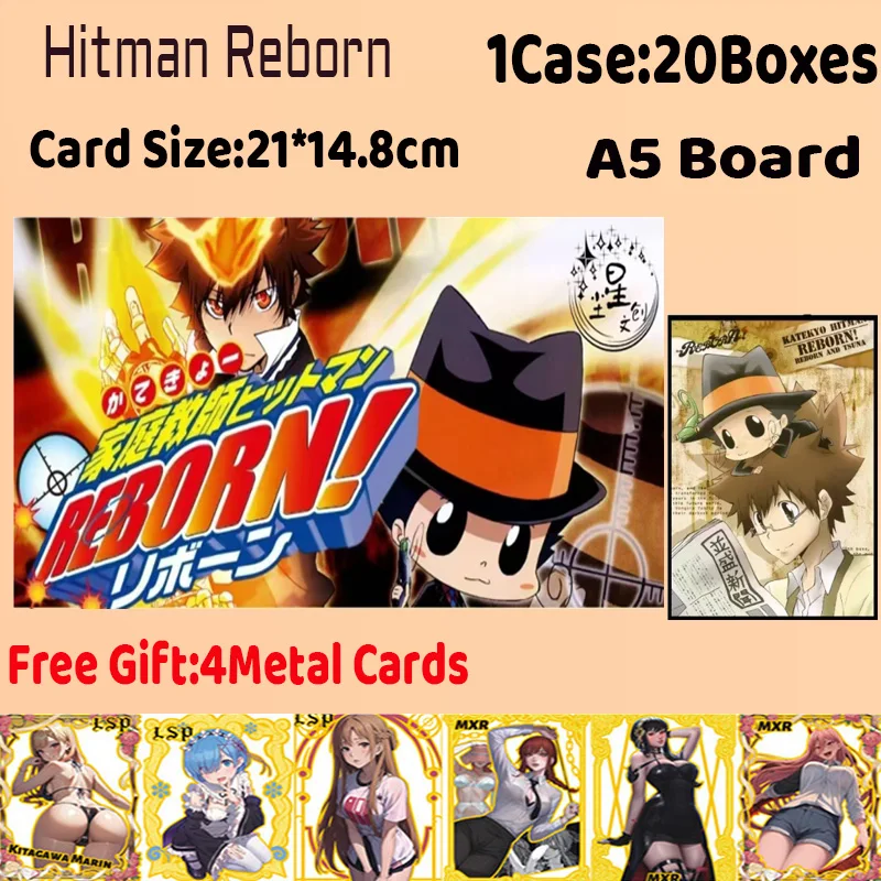 Hitman Reborn A5 Board Collection Card Rare Collection Fragrance Card ACG Booster Box Hobbies Gifts
Hitman Reborn A5 Board Collection Card Rare Collection Fragrance Card ACG Booster Box Hobbies Gifts