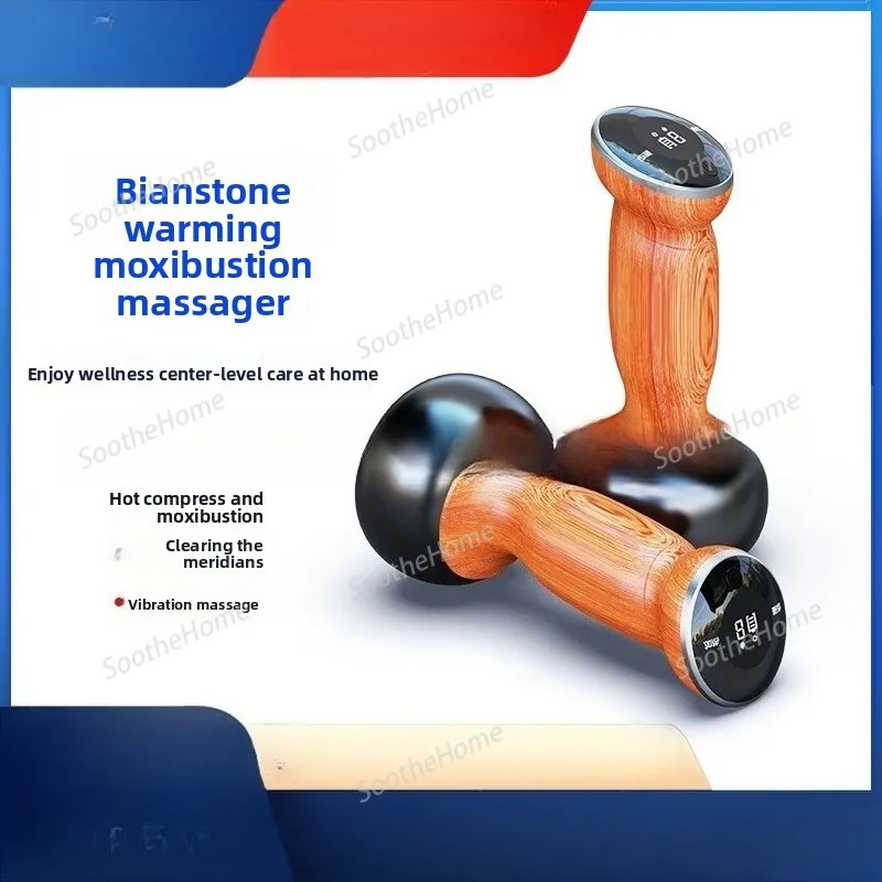 Rechargeable Bian Shi Warm Moxibustion Device, Portable Home Gua Sha Hot Compress Massage Third-generation Gua Sha Device
Rechargeable Bian Shi Warm Moxibustion Device, Portable Home Gua Sha Hot Compress Massage Third-generation Gua Sha Device