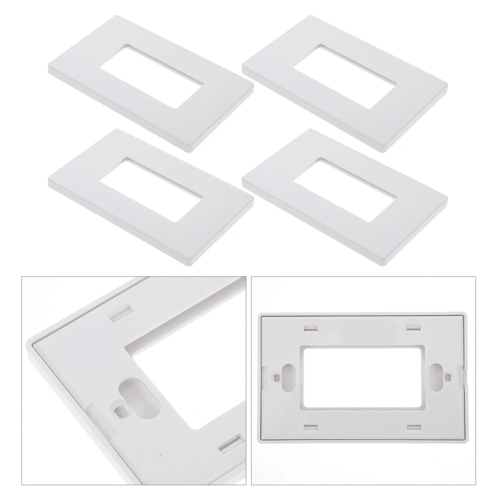 4Pcs Us Standard Switch Wall Plate Pc Material Durable Electrical Outlet Cover Smooth Surface Easy Installation Us Wall Plug
4Pcs Us Standard Switch Wall Plate Pc Material Durable Electrical Outlet Cover Smooth Surface Easy Installation Us Wall Plug