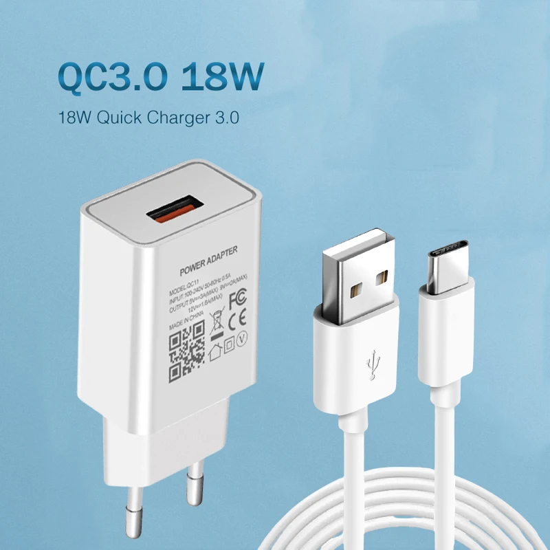 5V 3A USB Phone Charger Type-c USB Cable Quick Charge 3.0 For Samsung Galaxy S21 S20 FE S10 S9 S8 Plus Note 9 8 10 Pro Phones
5V 3A USB Phone Charger Type-c USB Cable Quick Charge 3.0 For Samsung Galaxy S21 S20 FE S10 S9 S8 Plus Note 9 8 10 Pro Phones