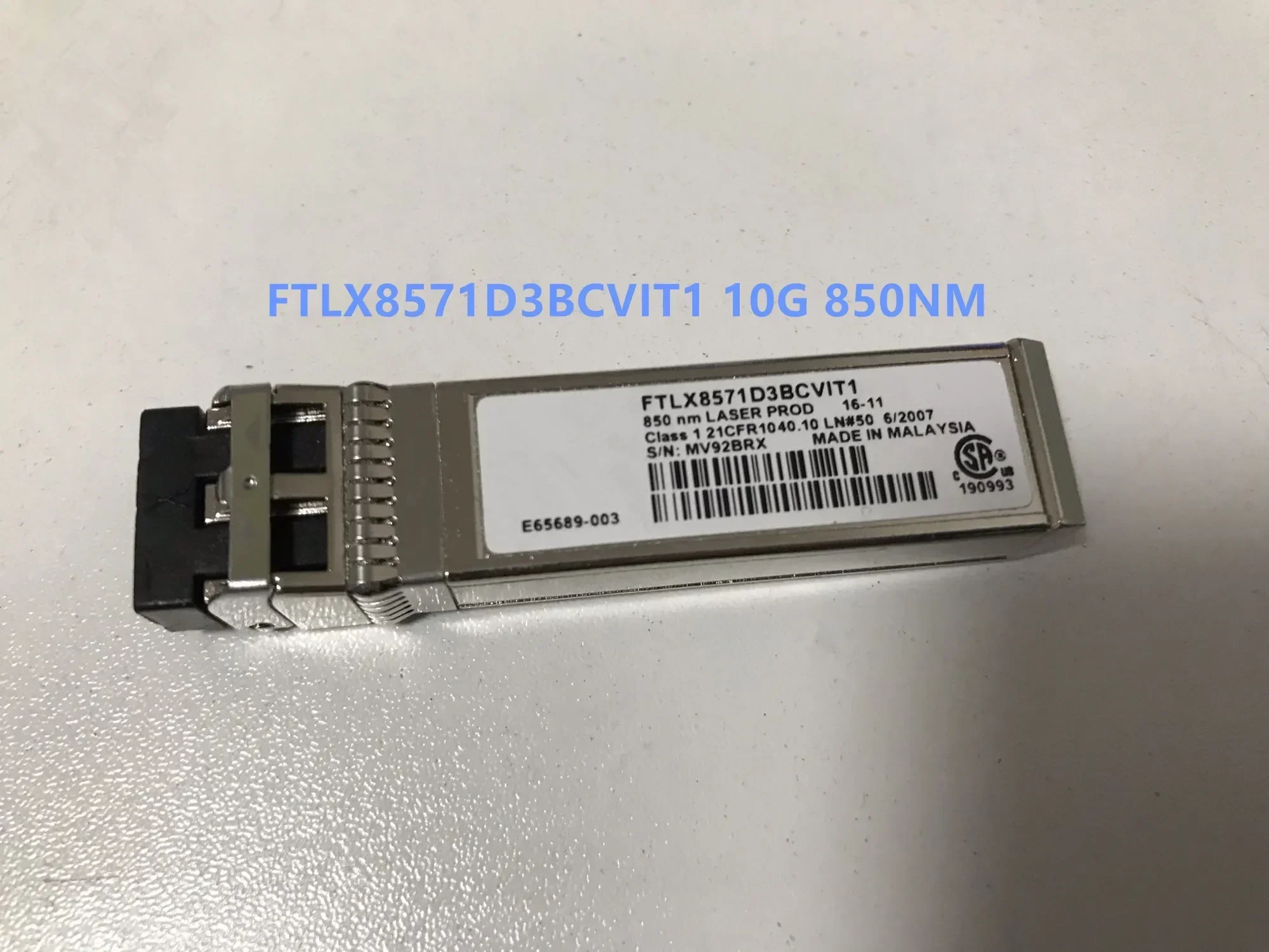 Original SFP 10GB SR Transceiver 850NM FTLX8571D3BCV-IT FTLX8571D3BCVIT1 FTLX8574D3BCV-IT X520 X710 SFP/Switch Compatible Module
Original SFP 10GB SR Transceiver 850NM FTLX8571D3BCV-IT FTLX8571D3BCVIT1 FTLX8574D3BCV-IT X520 X710 SFP/Switch Compatible Module