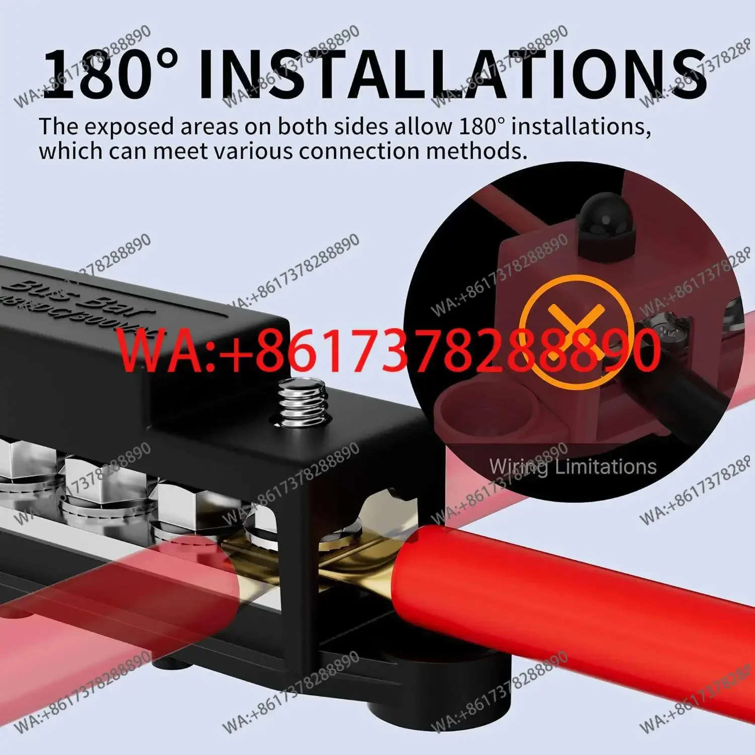 M8 M10 Heavy Duty High Current Copper Busbar Terminal Block RV Yacht Car Battery Power Distribution Wiring Modification
M8 M10 Heavy Duty High Current Copper Busbar Terminal Block RV Yacht Car Battery Power Distribution Wiring Modification