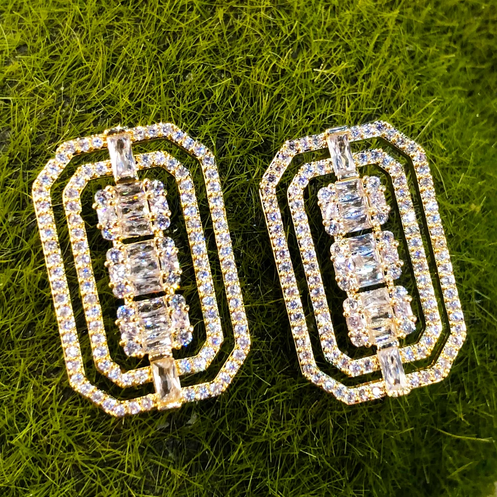 Missvikki New Romantic Cute Summer Fashion Earrings Full Cubic Zirconia for Women Wedding Trendy Shiny Party Show High Quality
Missvikki New Romantic Cute Summer Fashion Earrings Full Cubic Zirconia for Women Wedding Trendy Shiny Party Show High Quality