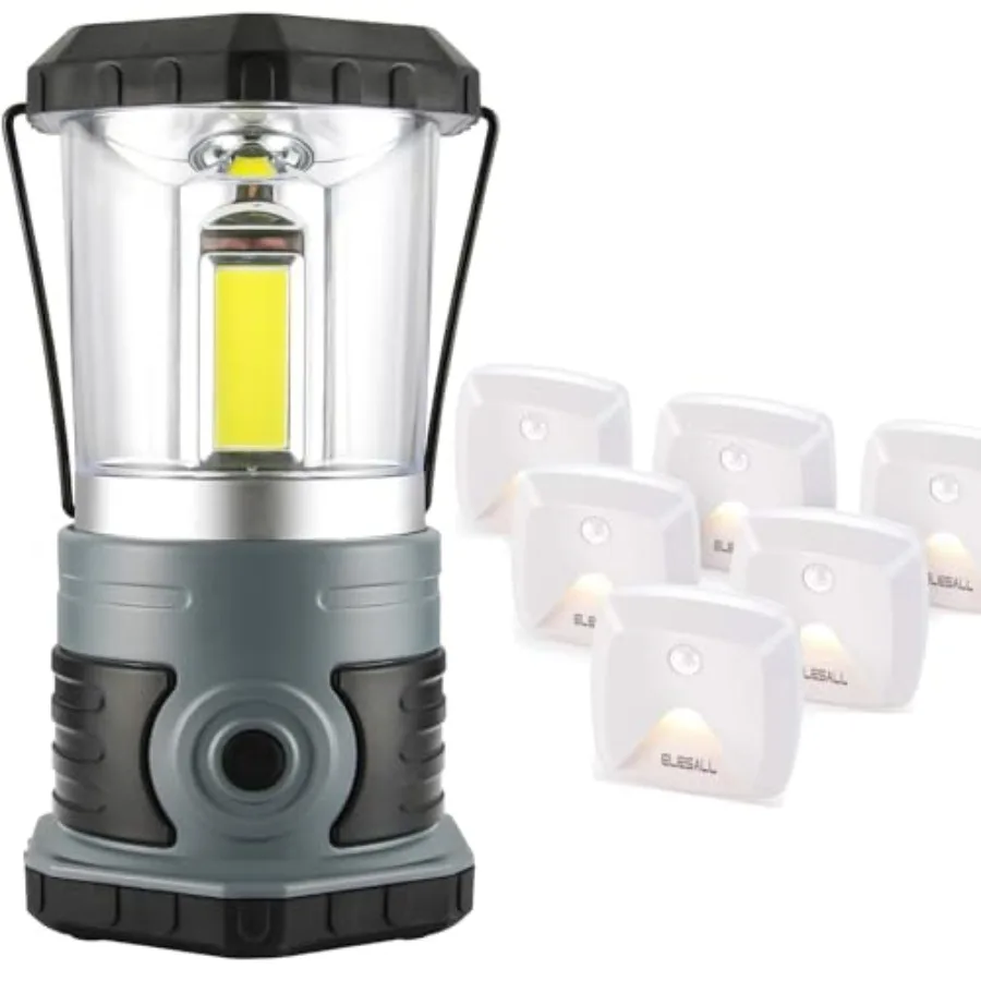 Camping Lantern Motion Sensor Lights for outdoor use, aluminum alloy body, black color, 360-degree illumination and energy-savi
Camping Lantern Motion Sensor Lights for outdoor use, aluminum alloy body, black color, 360-degree illumination and energy-savi