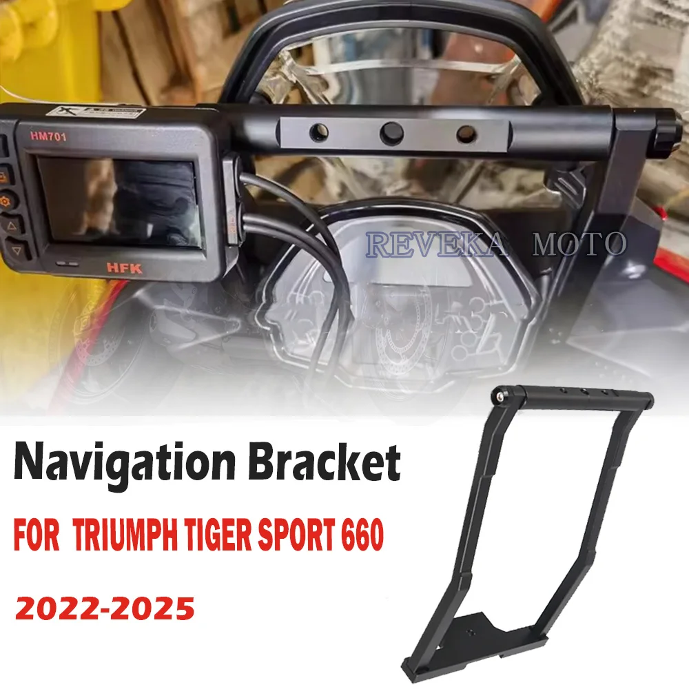 For Tiger Sport 660 2022 2023 2024 2025 Mobile phone extended navigation bracket Windshield reinforcement bracket CNC Aluminum
For Tiger Sport 660 2022 2023 2024 2025 Mobile phone extended navigation bracket Windshield reinforcement bracket CNC Aluminum