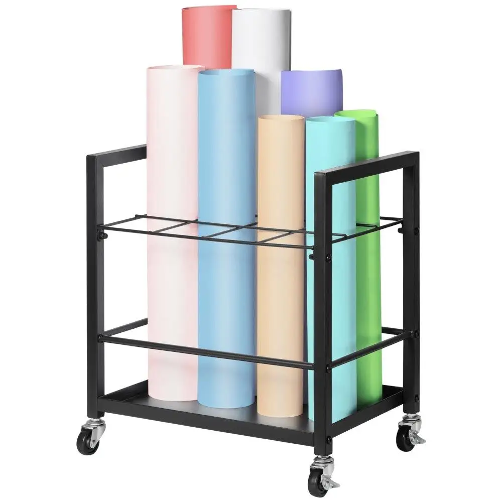 Blueprint Roll File Storage Rack 12 Slot Mobile with Wheels Durable Plan Holder Organizer for architectural & Construction Use
Blueprint Roll File Storage Rack 12 Slot Mobile with Wheels Durable Plan Holder Organizer for architectural & Construction Use