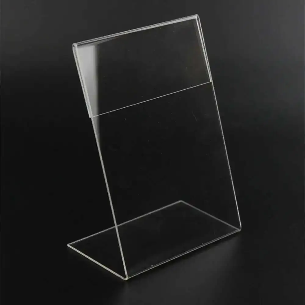 10pcs Acrylic Transparent Card Holder Stand Desk Sign Label Frame Display Paper Card Holders A6 1.3mm Price Label Holder Stand
10pcs Acrylic Transparent Card Holder Stand Desk Sign Label Frame Display Paper Card Holders A6 1.3mm Price Label Holder Stand