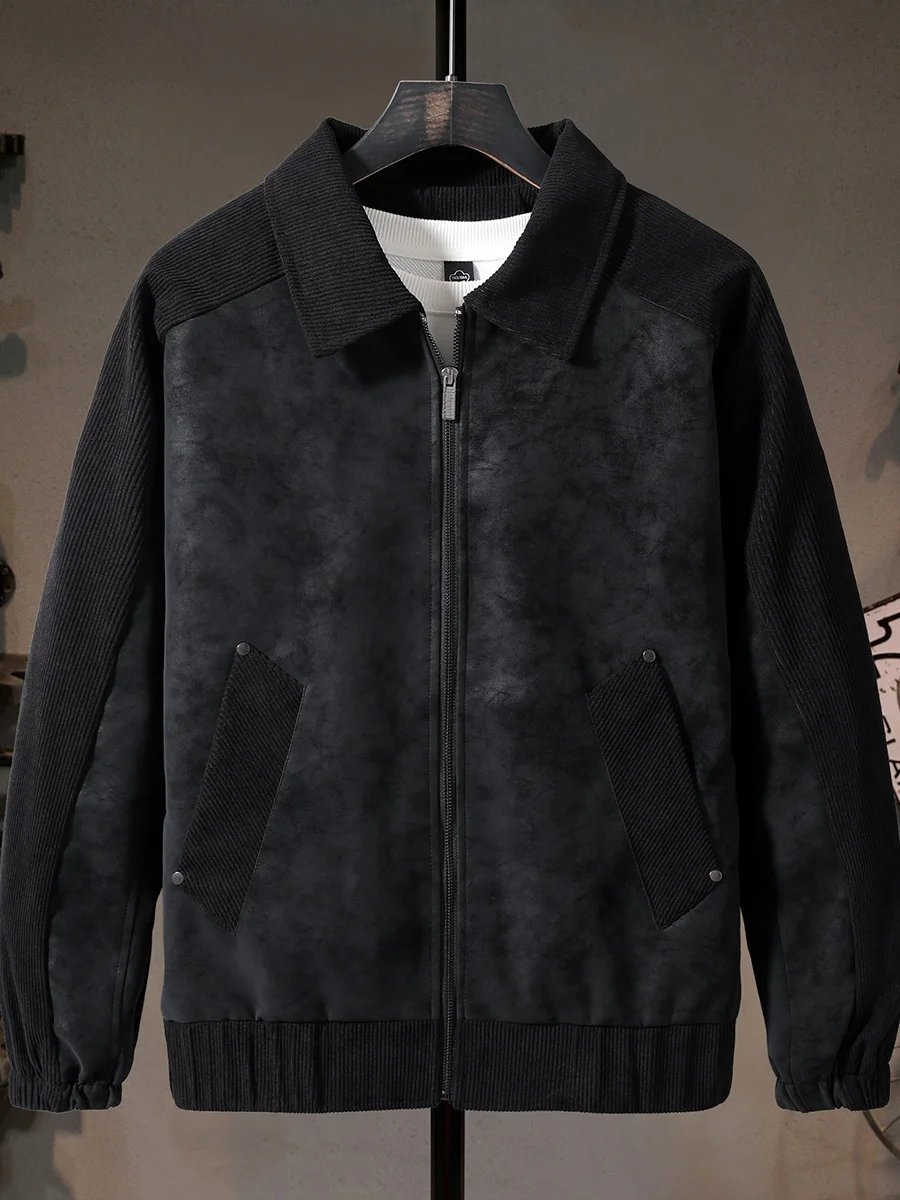 2025 New Bla Jaet Men's High Quali Retro Sle Patchwork Corduroy Long Sve Casual Outerwear Windproof Thiened Poly...
2025 New Bla Jaet Men's High Quali Retro Sle Patchwork Corduroy Long Sve Casual Outerwear Windproof Thiened Poly...