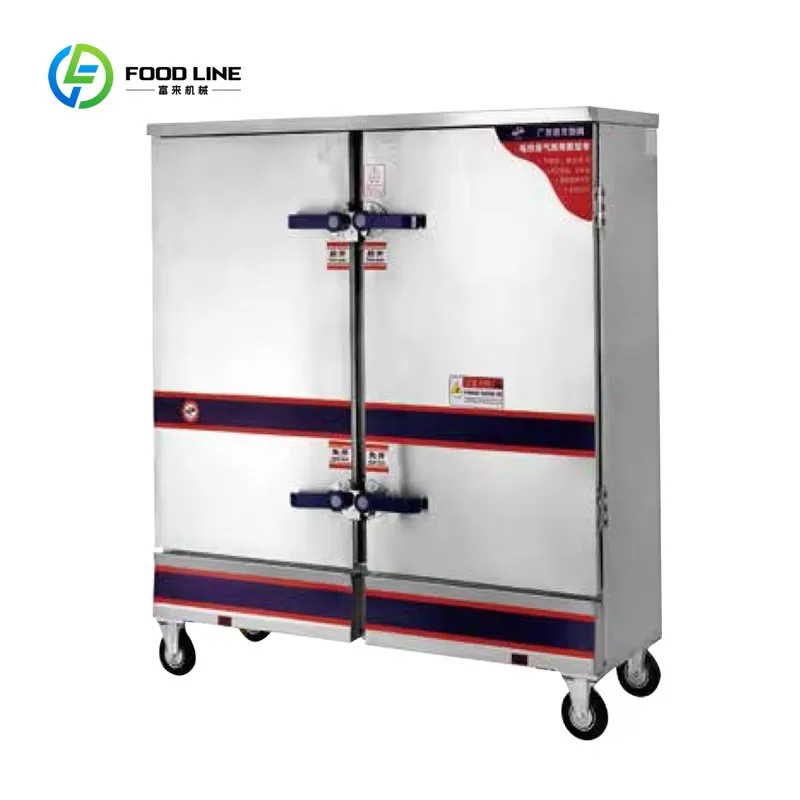 Customized 24 Tray Commercial Kitchen Equipment Stainless Gas Environmental Double Door Steam Cabinet Easy Clean
Customized 24 Tray Commercial Kitchen Equipment Stainless Gas Environmental Double Door Steam Cabinet Easy Clean