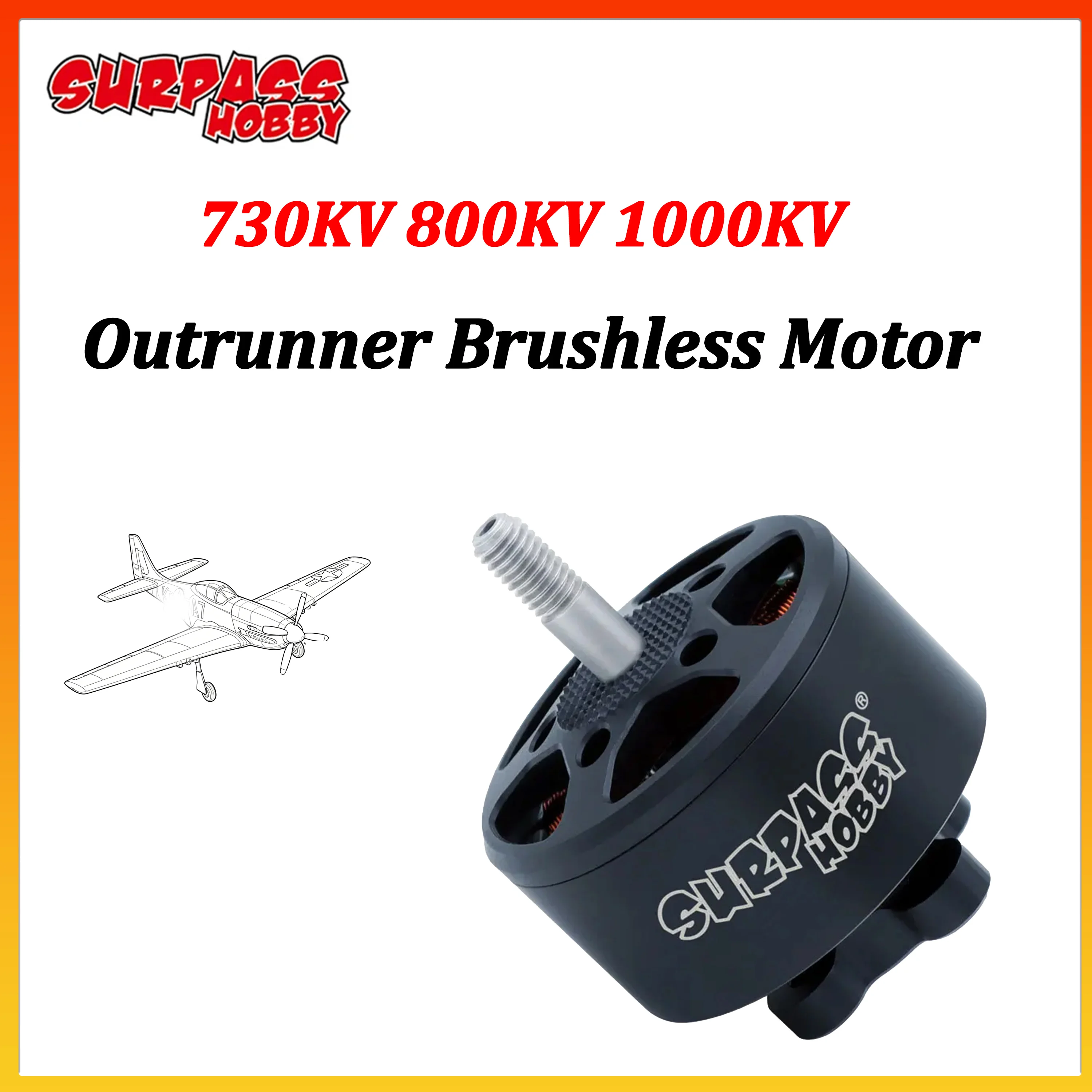 SURPASS HOBBY B3214 730KV 800KV 1000KV Outrunner Brushless Motor for RC Drone Plane 9-10inch Mark4 Frame Propeller Accessories
SURPASS HOBBY B3214 730KV 800KV 1000KV Outrunner Brushless Motor for RC Drone Plane 9-10inch Mark4 Frame Propeller Accessories