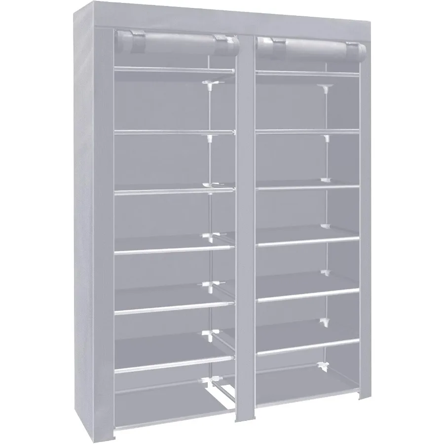 Полка для обуви Организуйте 28 пар портативных двухрядных устройств с чехлом из нетканого материала Полка для обуви Шкаф для шкафа
Полка для обуви Организуйте 28 пар портативных двухрядных устройств с чехлом из нетканого материала Полка для обуви Шкаф для шкафа