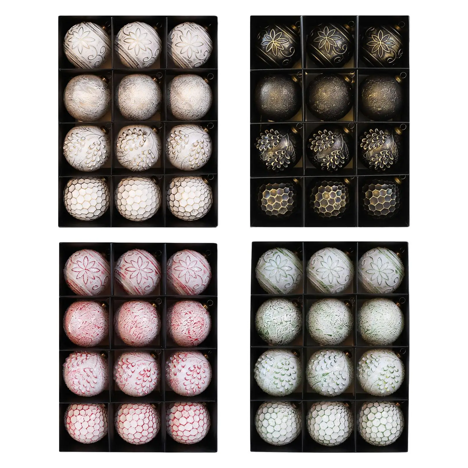 12 Pieces 8cm Christmas Ball Ornaments Multifunctional Lightweight Sturdy for
12 Pieces 8cm Christmas Ball Ornaments Multifunctional Lightweight Sturdy for