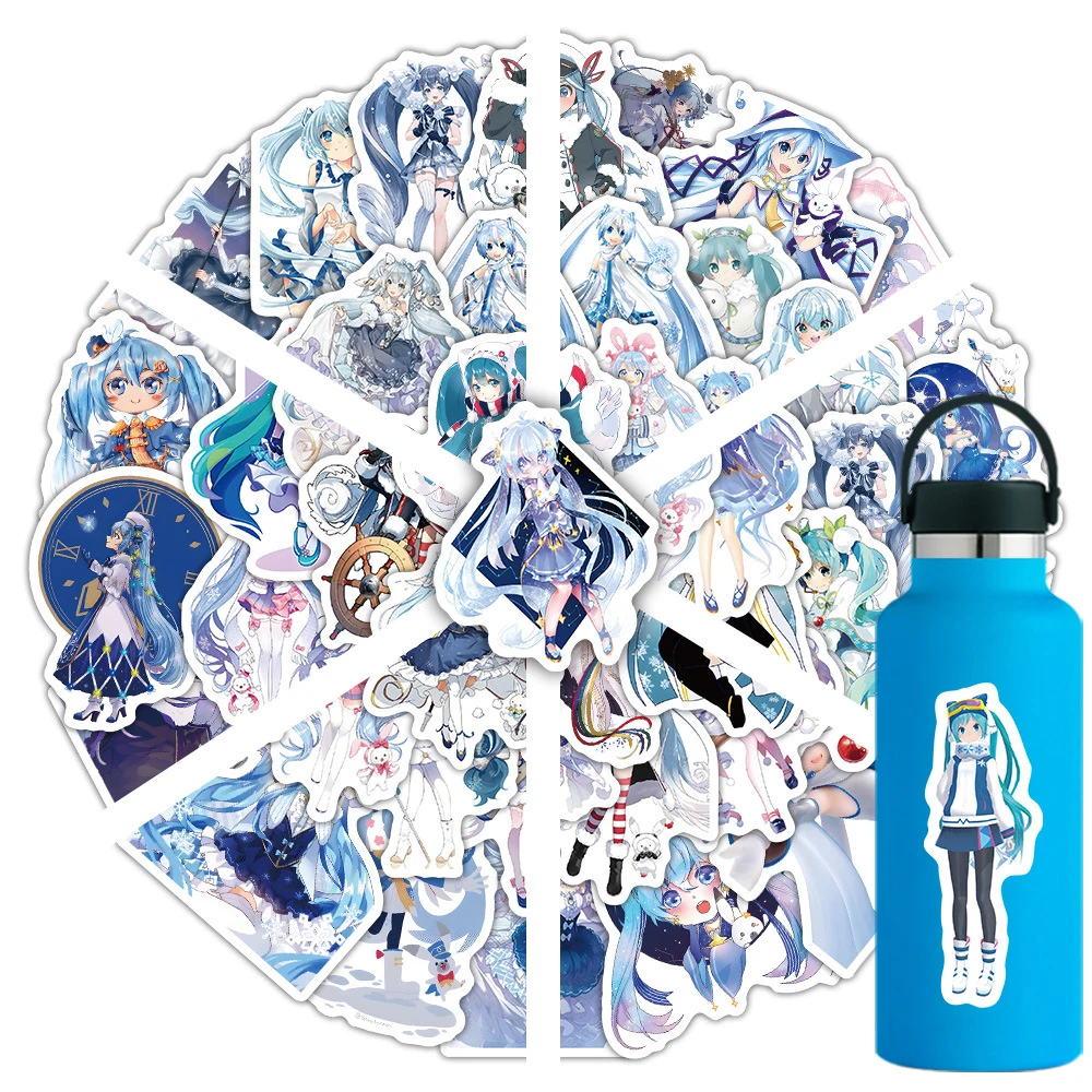 10/30/50pcs Kawaii Figure SNOW MIKU Anime Stickers Cartoon Singer Girl Decals Suitcase Motorcycle Guitar Car Cute Sticker Decor
10/30/50pcs Kawaii Figure SNOW MIKU Anime Stickers Cartoon Singer Girl Decals Suitcase Motorcycle Guitar Car Cute Sticker Decor