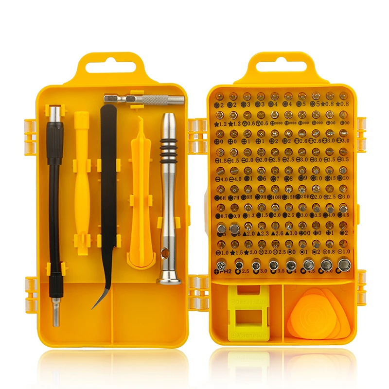110 in 1 Magnetic Laptop Screwdriver Kit Computer Phone Repair Tool Precision Screw Bits Driver Set with Case Hand Tool
110 in 1 Magnetic Laptop Screwdriver Kit Computer Phone Repair Tool Precision Screw Bits Driver Set with Case Hand Tool