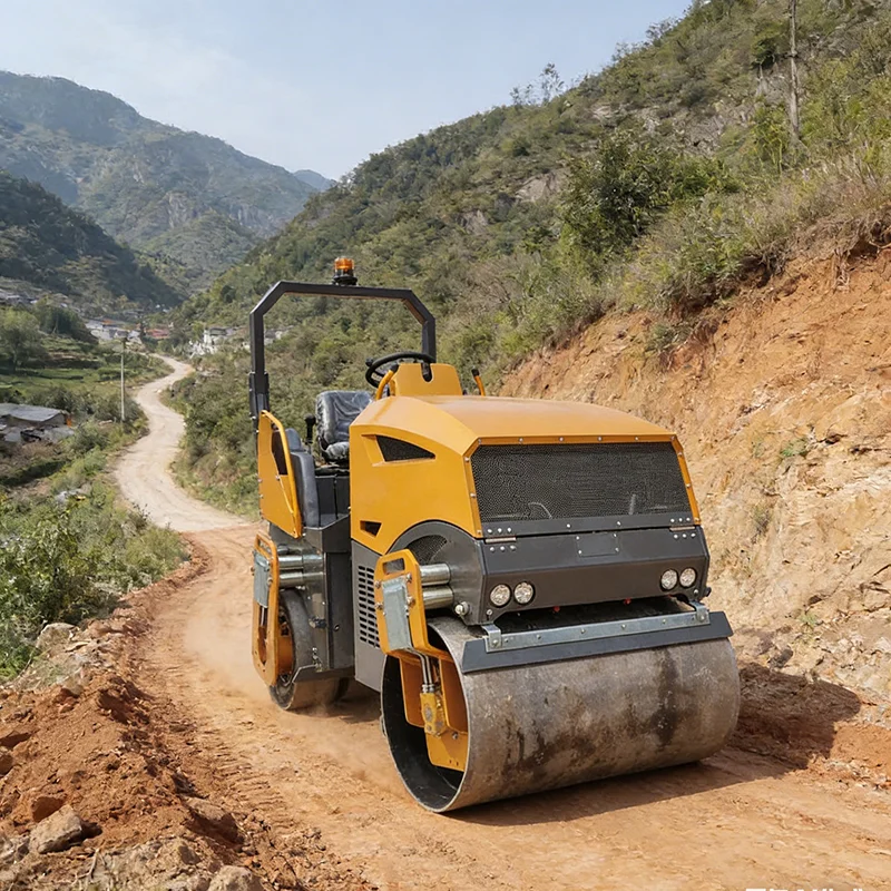 Customized Ride On Mini Road Roller 800kg Double Drum Vibratory Compactor Small Road Roller For Sidewalk And Yard
Customized Ride On Mini Road Roller 800kg Double Drum Vibratory Compactor Small Road Roller For Sidewalk And Yard