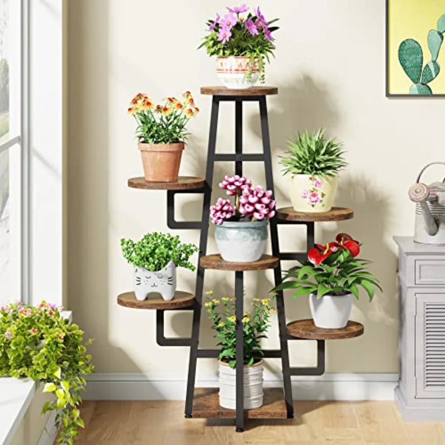 7 Tier Plant Stand Indoor for Multiple Plants, Wooden Corner Plant Pots Holder Rack Flower Stand Tall Shelf Planter Organizer f
7 Tier Plant Stand Indoor for Multiple Plants, Wooden Corner Plant Pots Holder Rack Flower Stand Tall Shelf Planter Organizer f