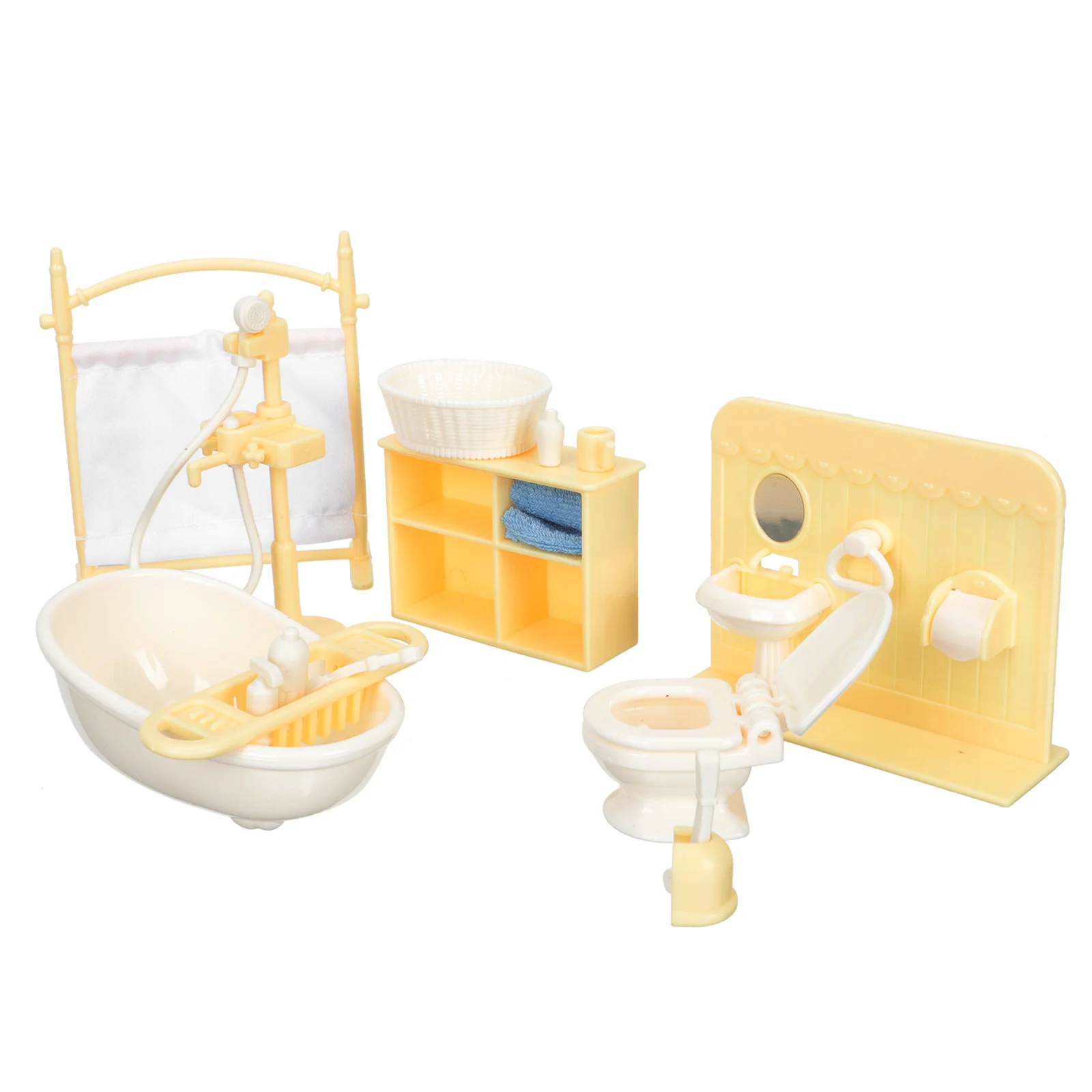 Toy Bathroom Accessories Decor Toys Miniature House Model Furniture Plastic Adorn Prop Small Shower
Toy Bathroom Accessories Decor Toys Miniature House Model Furniture Plastic Adorn Prop Small Shower