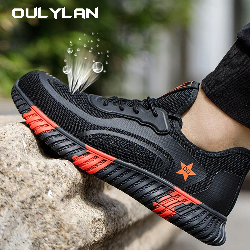 Puncture-Proof Protective Shoes for Men Work Safety Shoes Fashion Sports Breathable Sneakers Anti-smash Steel Toe Running Shoes
Puncture-Proof Protective Shoes for Men Work Safety Shoes Fashion Sports Breathable Sneakers Anti-smash Steel Toe Running Shoes