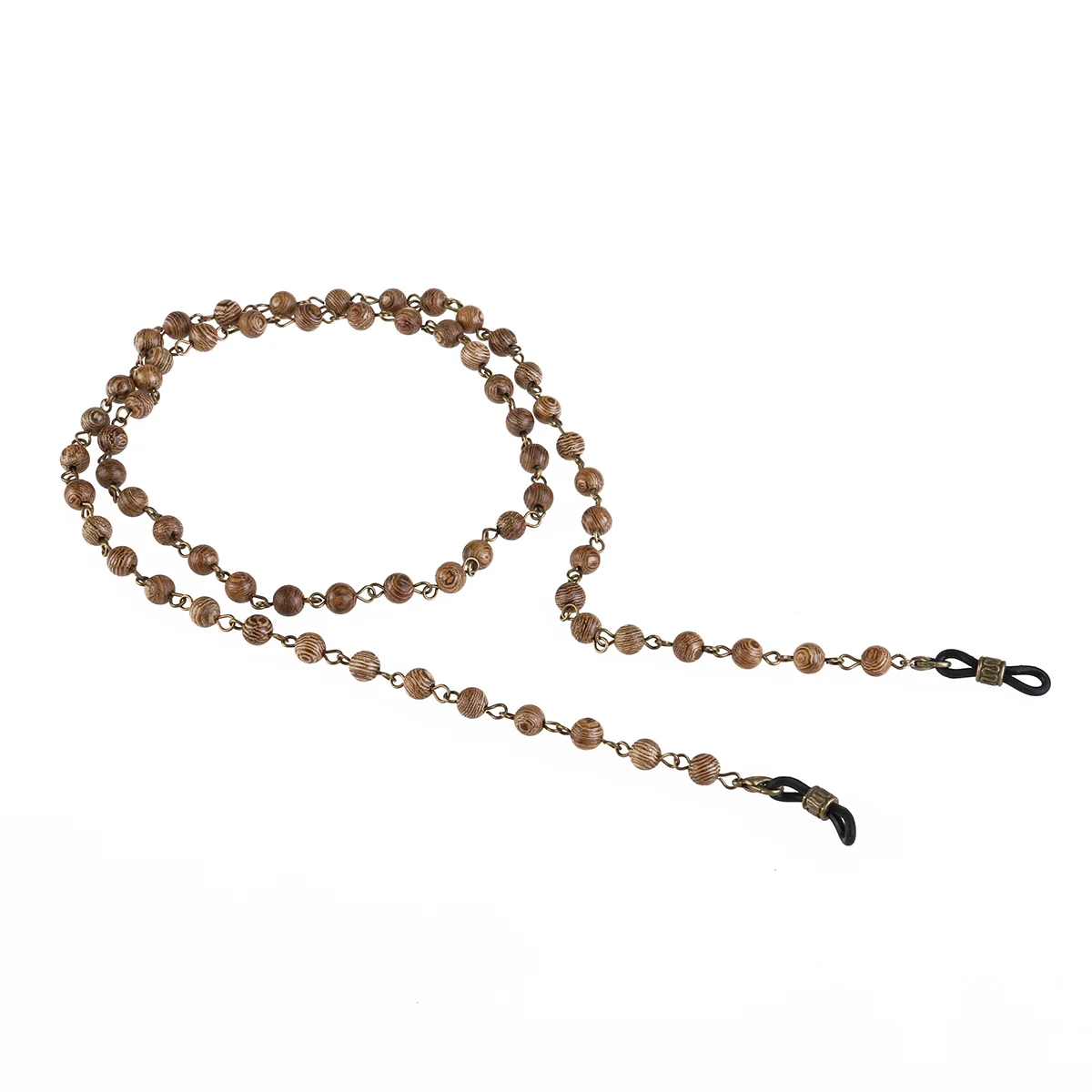 Wood Bead Chain Eyeglass Holder Neck Strap Adjustable Rubber Ends Stainless Steel Coils Gift Friends Decorative Snake Chain
Wood Bead Chain Eyeglass Holder Neck Strap Adjustable Rubber Ends Stainless Steel Coils Gift Friends Decorative Snake Chain
