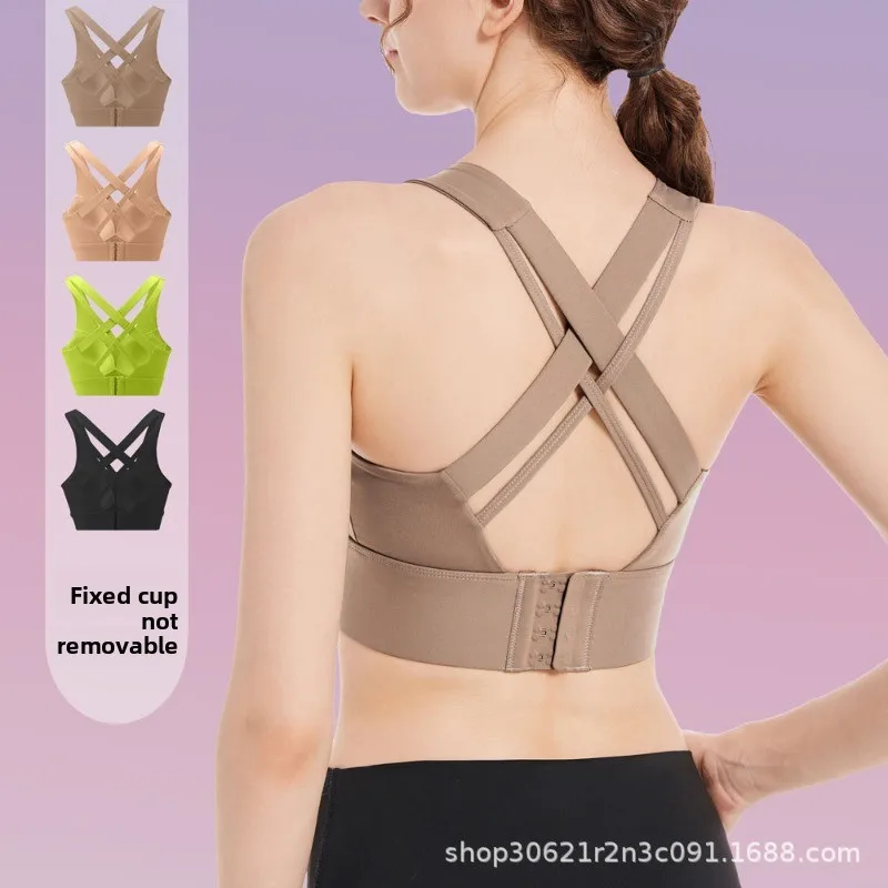 Plus Size 5XL High Impact Sports Bra 4-Row Buckle One-piece Cup Push Up Beauty Back Fitness Running Underwear
Plus Size 5XL High Impact Sports Bra 4-Row Buckle One-piece Cup Push Up Beauty Back Fitness Running Underwear