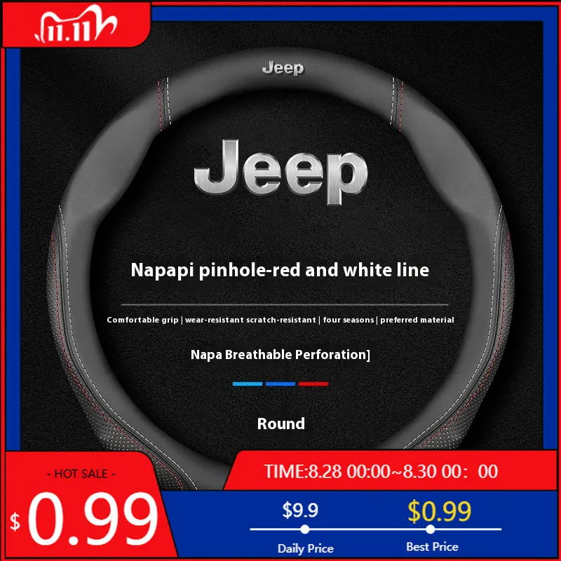 Cup Holders Car Anti-Slip Leather Steering Wheel Cover Jeep Wrangler JK Patriot Commander Gladiator Renegade Grand Cherokee Comp
Cup Holders Car Anti-Slip Leather Steering Wheel Cover Jeep Wrangler JK Patriot Commander Gladiator Renegade Grand Cherokee Comp
