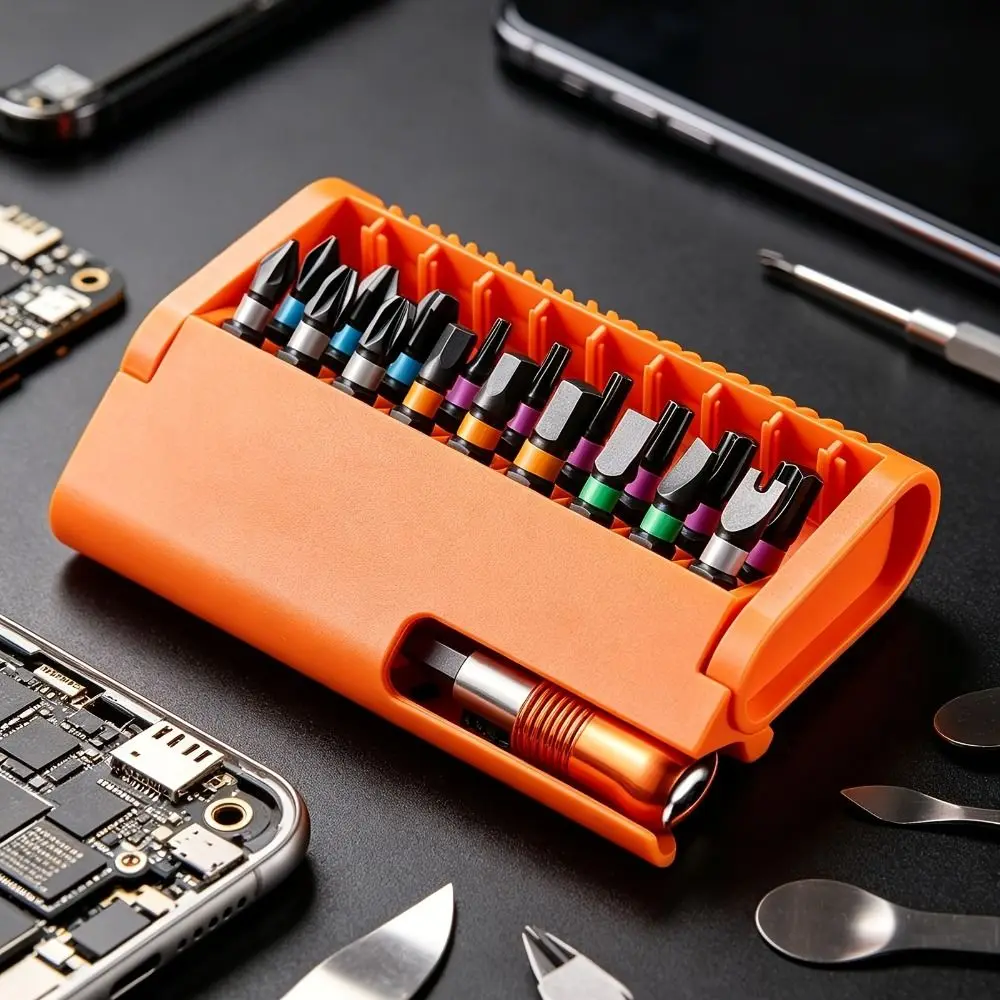 Portable Magnetic Screwdriver Bits Set Bit Drive Set High Hardness Magnetic Screwdriver Set Multi Functional
Portable Magnetic Screwdriver Bits Set Bit Drive Set High Hardness Magnetic Screwdriver Set Multi Functional
