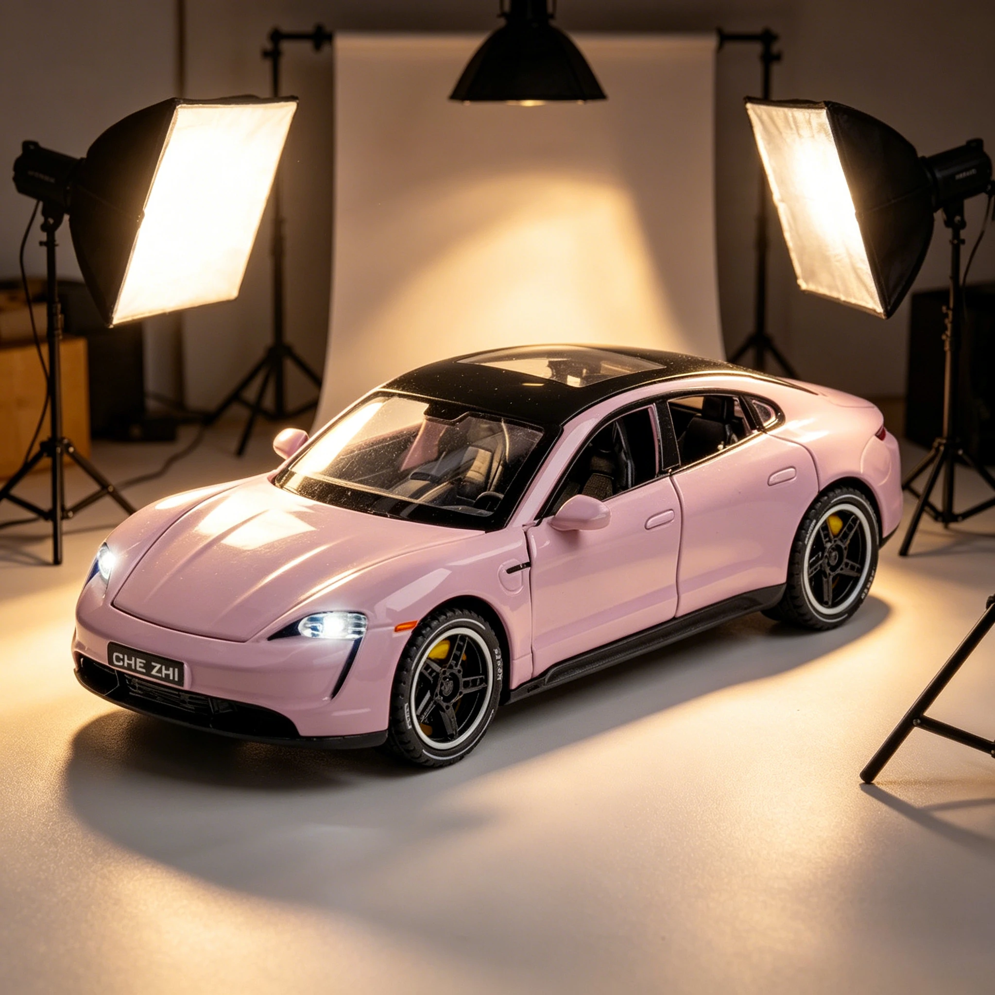 1:32 Taycan Coupe Model Car Toy Metal Die-cast Rubber Tires Supercar Sound Light Models Birthday Presents for Boys
1:32 Taycan Coupe Model Car Toy Metal Die-cast Rubber Tires Supercar Sound Light Models Birthday Presents for Boys