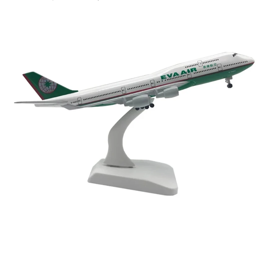B747 Eva Air Airlines Toys 1/400 Diecast Metal Airplane Model With Stand Model Plane Alloy Display Collectible For Aviation Gif
B747 Eva Air Airlines Toys 1/400 Diecast Metal Airplane Model With Stand Model Plane Alloy Display Collectible For Aviation Gif