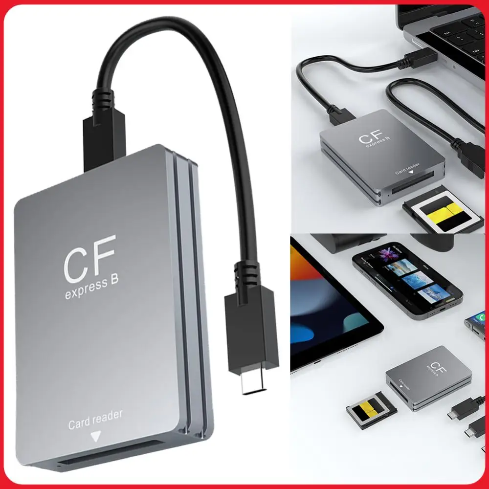 CFexpress Type B Card Reader USB 3.2 10Gbps CFexpress Reader Adapter with USB C To USB C/A Cable Support Android/Windows/ OS
CFexpress Type B Card Reader USB 3.2 10Gbps CFexpress Reader Adapter with USB C To USB C/A Cable Support Android/Windows/ OS