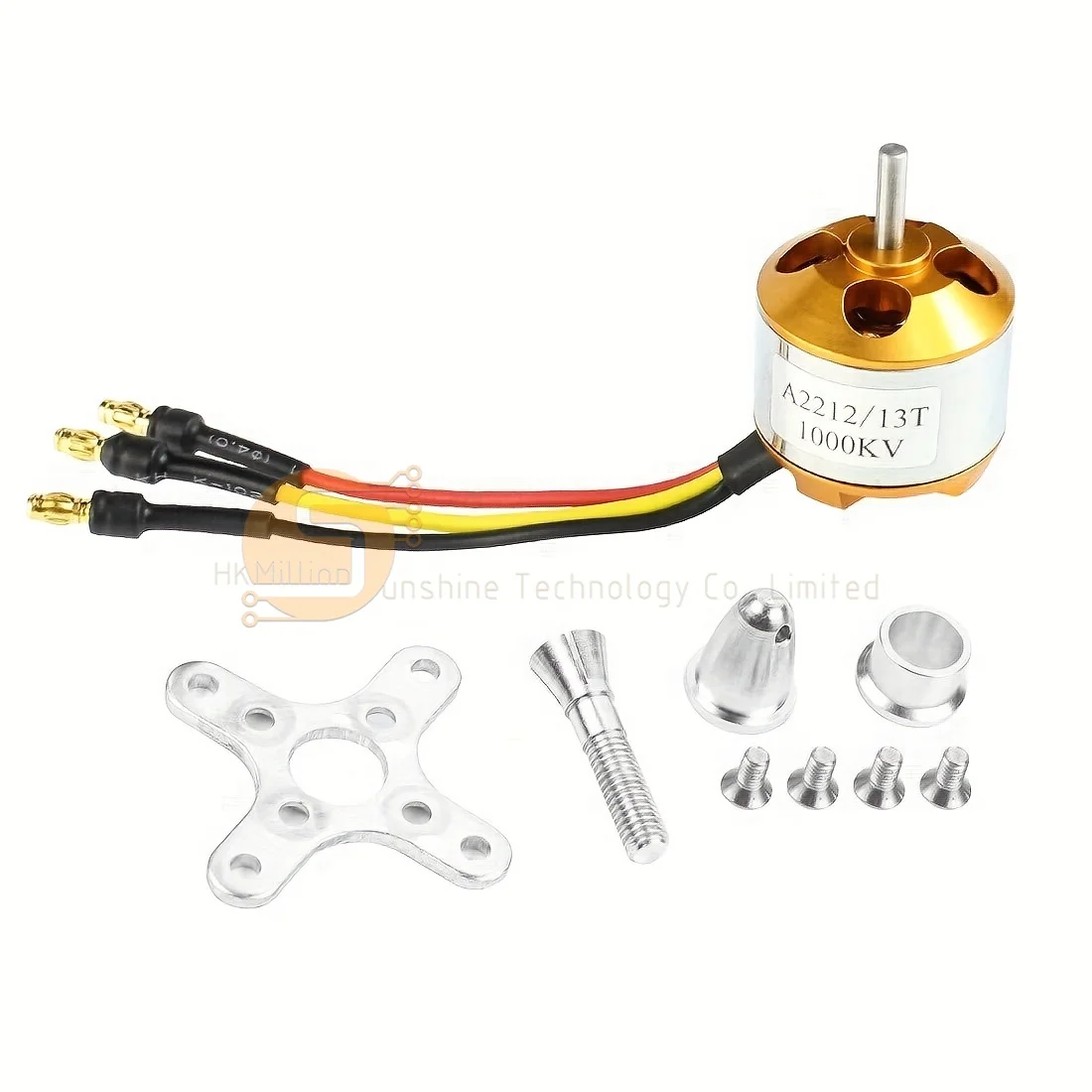 FUSUPI A2212 1000KV Brushless Motor 13T Winding 3.5mm Connector for RC Drone Quadcopter FPV DIY CW CCW
FUSUPI A2212 1000KV Brushless Motor 13T Winding 3.5mm Connector for RC Drone Quadcopter FPV DIY CW CCW