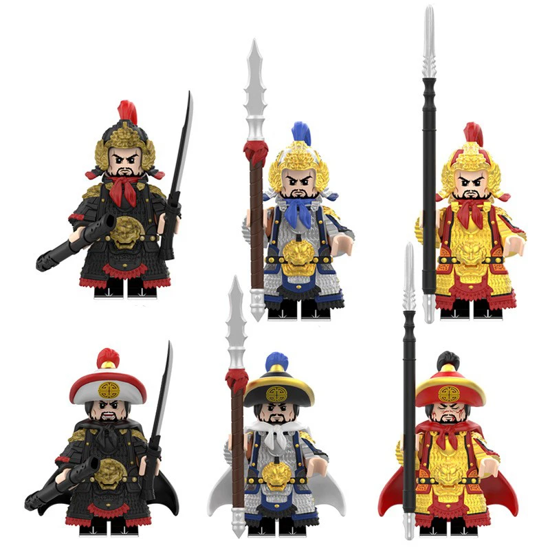 3pcs Chinese Generals Yue Fei Hero Minifigure Armor helmet Sword Pike Warrior Models Kids Toys Building Blocks Gift Boys Girls
3pcs Chinese Generals Yue Fei Hero Minifigure Armor helmet Sword Pike Warrior Models Kids Toys Building Blocks Gift Boys Girls