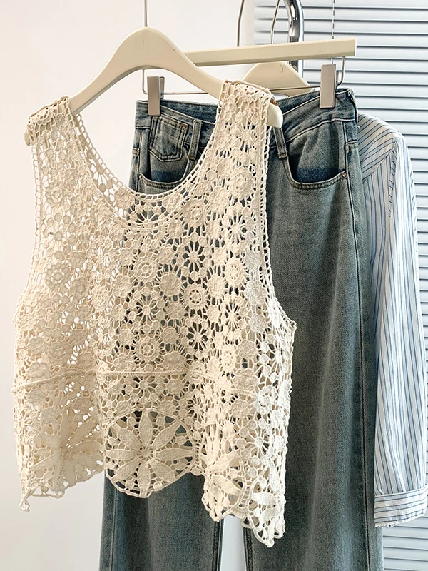 Женский топ-жилет с ажурным узором, модный, омолаживающий, универсальный, многослойный, для повседневной носки, весна 2026, новинка
Женский топ-жилет с ажурным узором, модный, омолаживающий, универсальный, многослойный, для повседневной носки, весна 2026, новинка