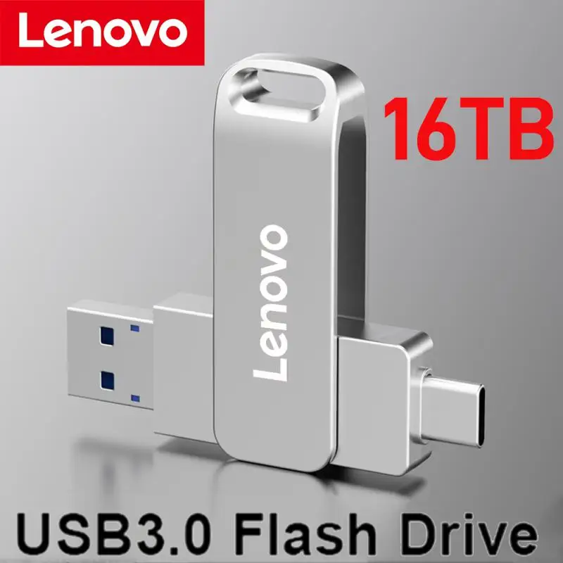 Lenovo 16TB USB Memories Type-c 2-In-1 USB 3.0 Flash Drive 8TB 16TB OTG Pendrive 128GB High Speed Flash Disk 256GB For Computer
Lenovo 16TB USB Memories Type-c 2-In-1 USB 3.0 Flash Drive 8TB 16TB OTG Pendrive 128GB High Speed Flash Disk 256GB For Computer