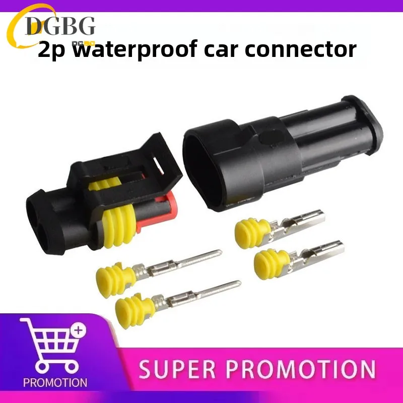 5 комплектов комплекта, 2-контактный разъем AMP Super Seal, водонепроницаемый электрический провод, разъем для автомобильного водонепроницаемого разъема
5 комплектов комплекта, 2-контактный разъем AMP Super Seal, водонепроницаемый электрический провод, разъем для автомобильного водонепроницаемого разъема