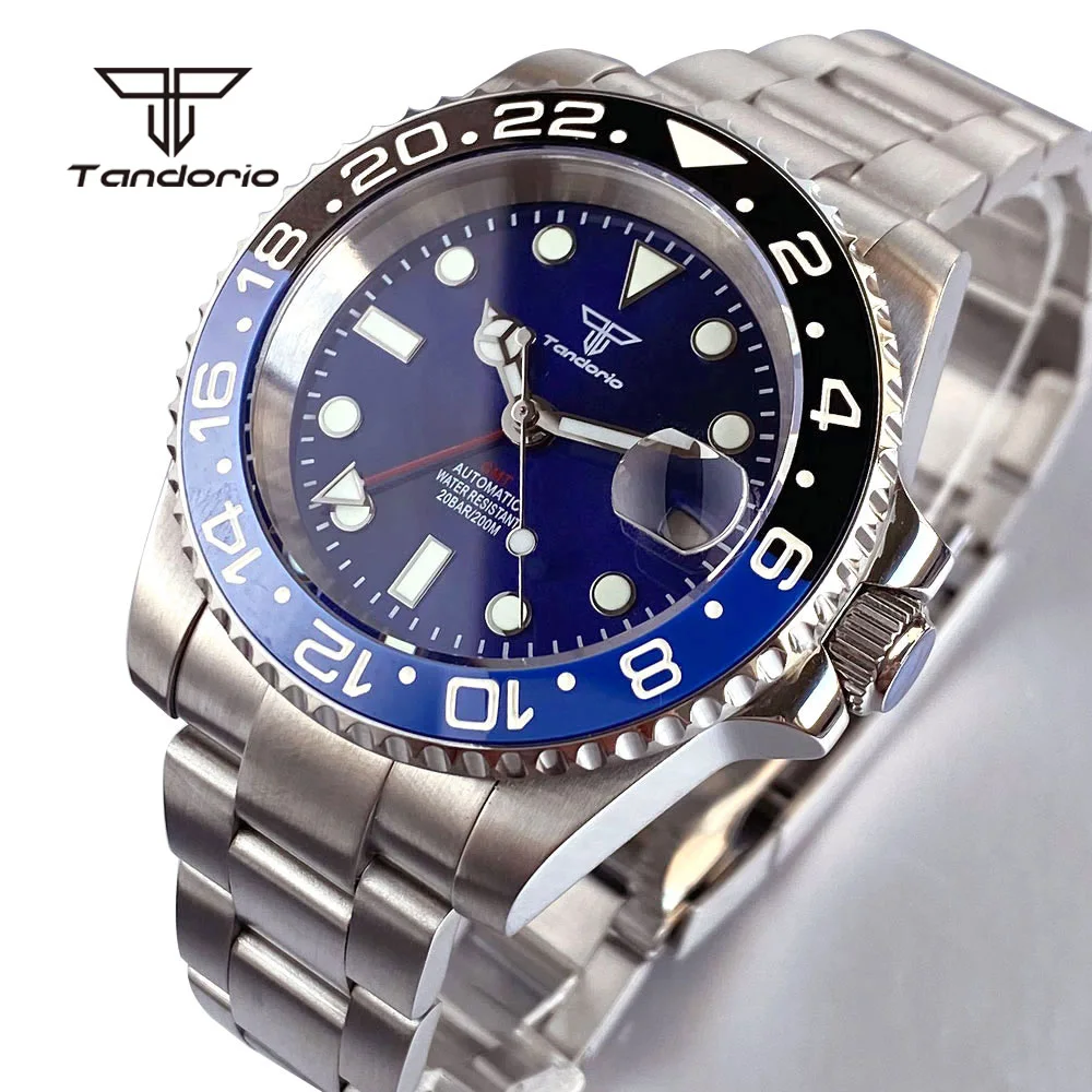 Tandorio NH34 40 мм из нержавеющей стали GMT мужские сапфировые часы 24H безель механические водонепроницаемые деловые наручные часы дата светящаяся
Tandorio NH34 40 мм из нержавеющей стали GMT мужские сапфировые часы 24H безель механические водонепроницаемые деловые наручные часы дата светящаяся